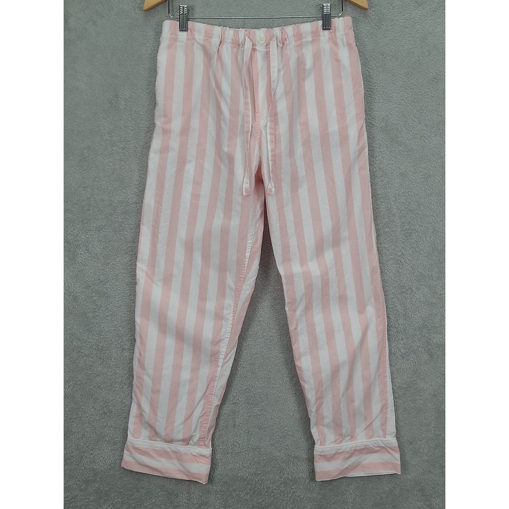 Serena & Lily Pink and White Striped Pajama Pants
